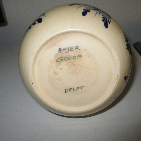 Anjea Gouda Delft Blue Vase "RARE" - Picture 3 of 3